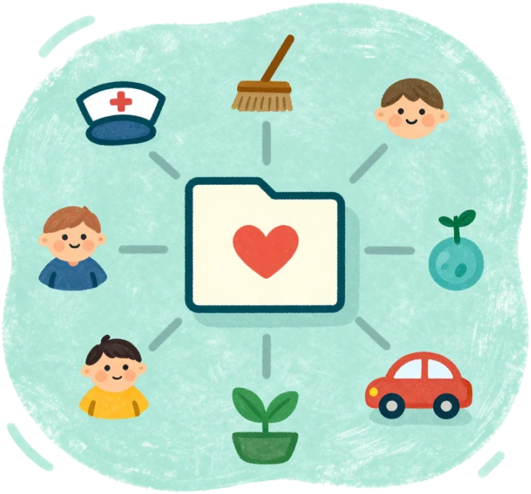 Illustration for Care management